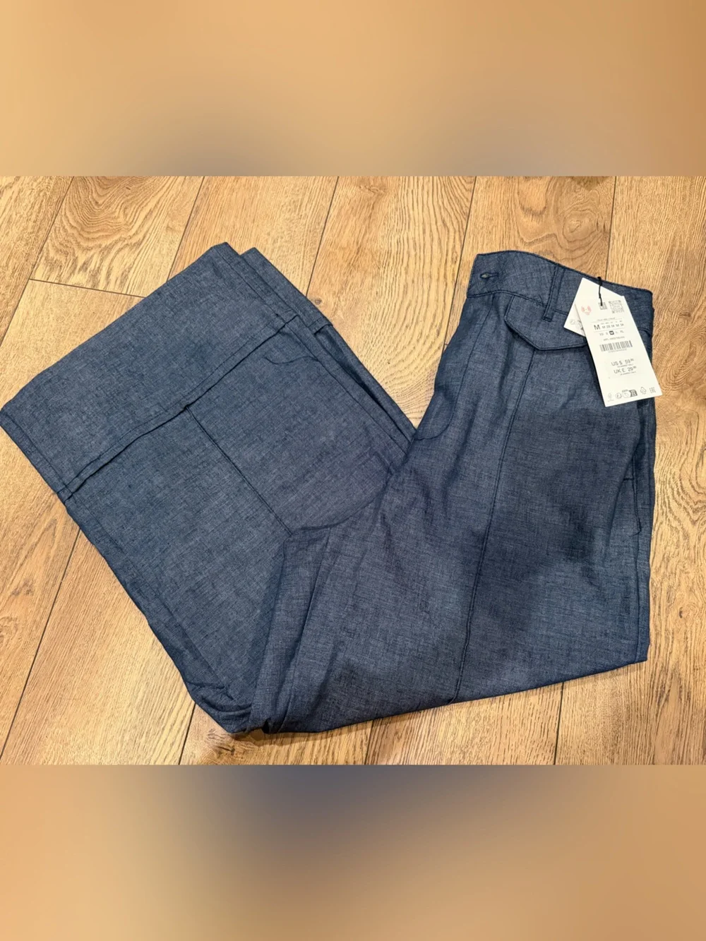 Zara Culottes Linen Pants